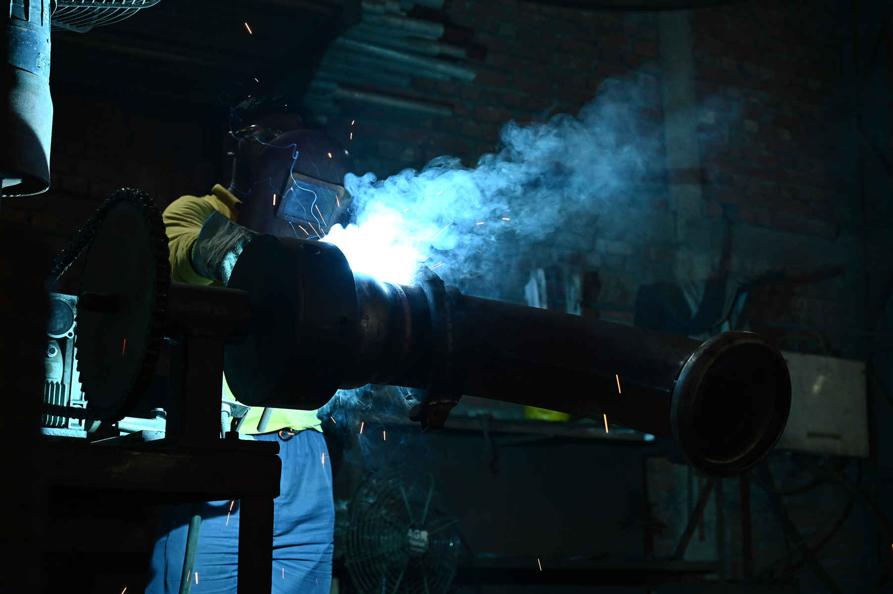 Heavy fabrication and welding operations at NIKE Energy