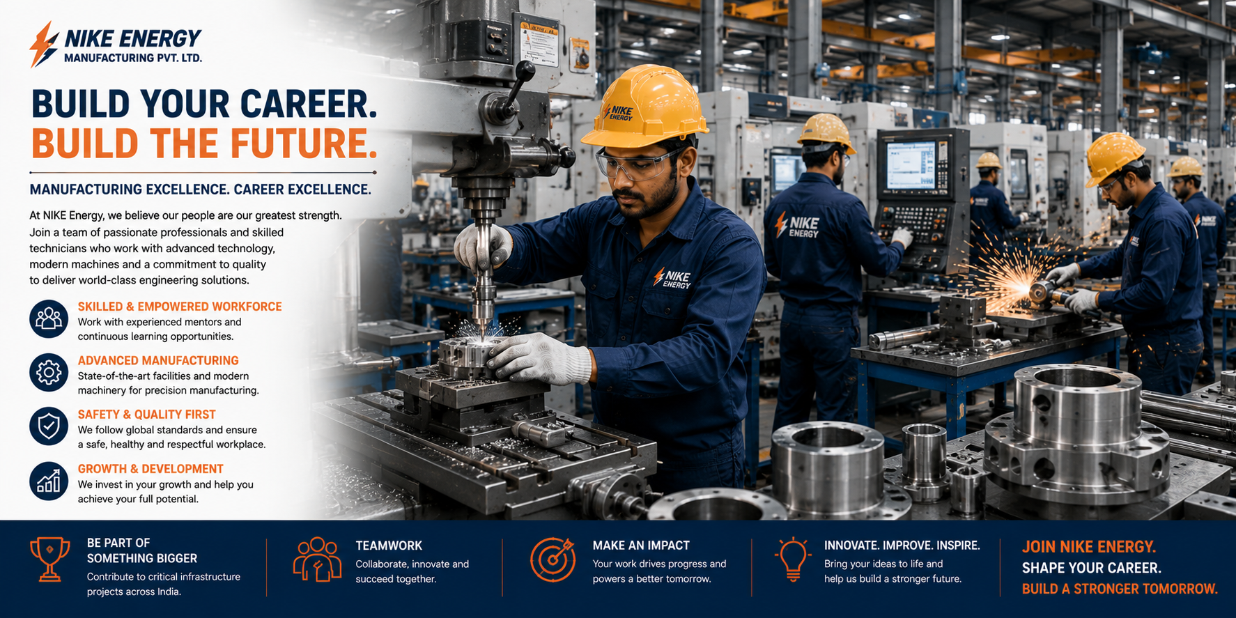 Manufacturing careers at Nike Energy