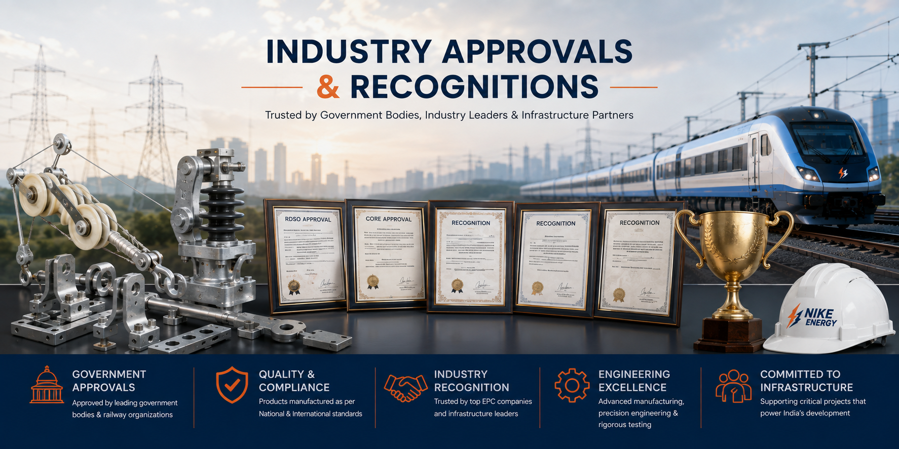 Industry Approvals & Recognitions