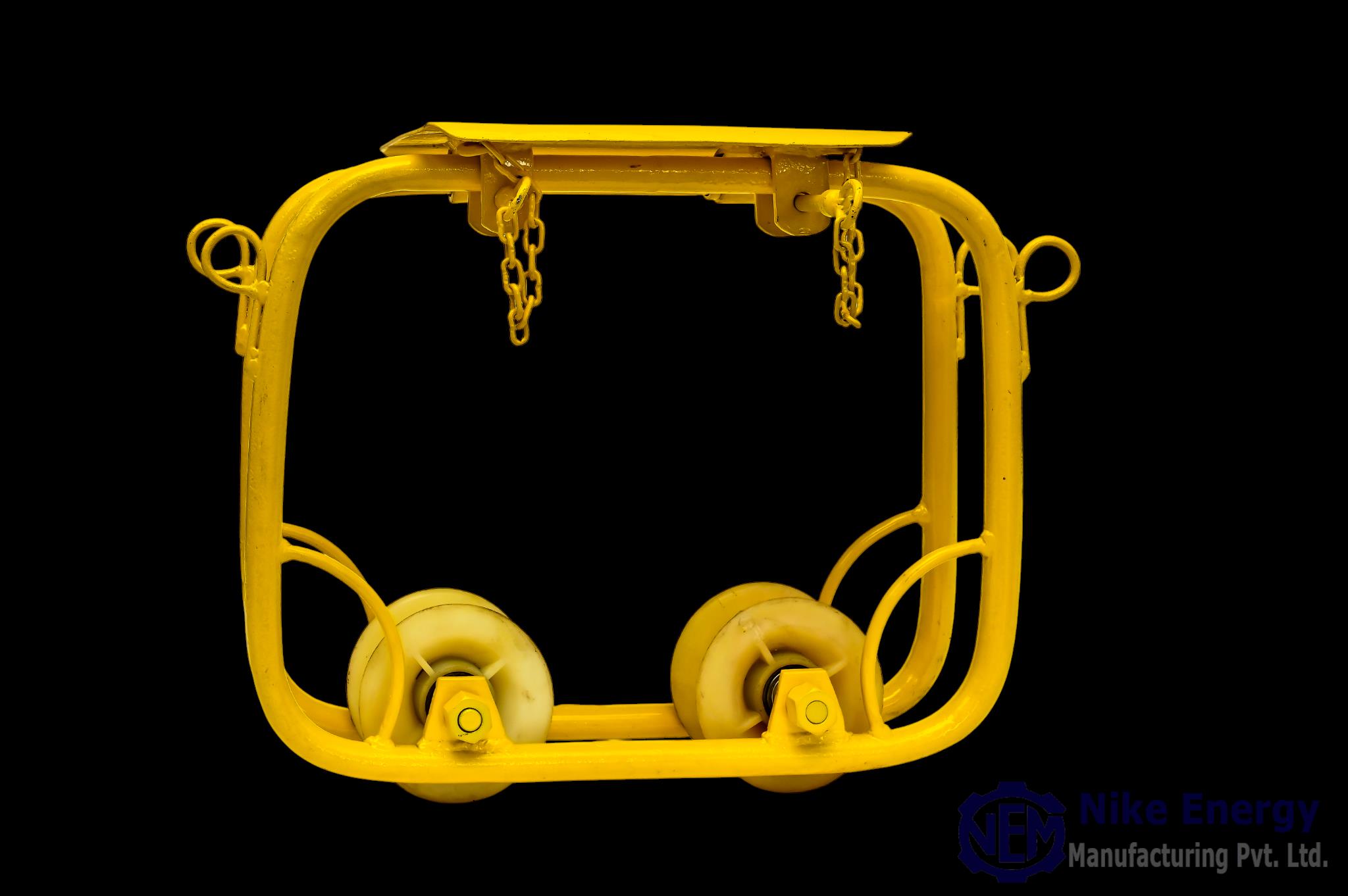 AERIAL TROLLEY FOR EARTHWIRE