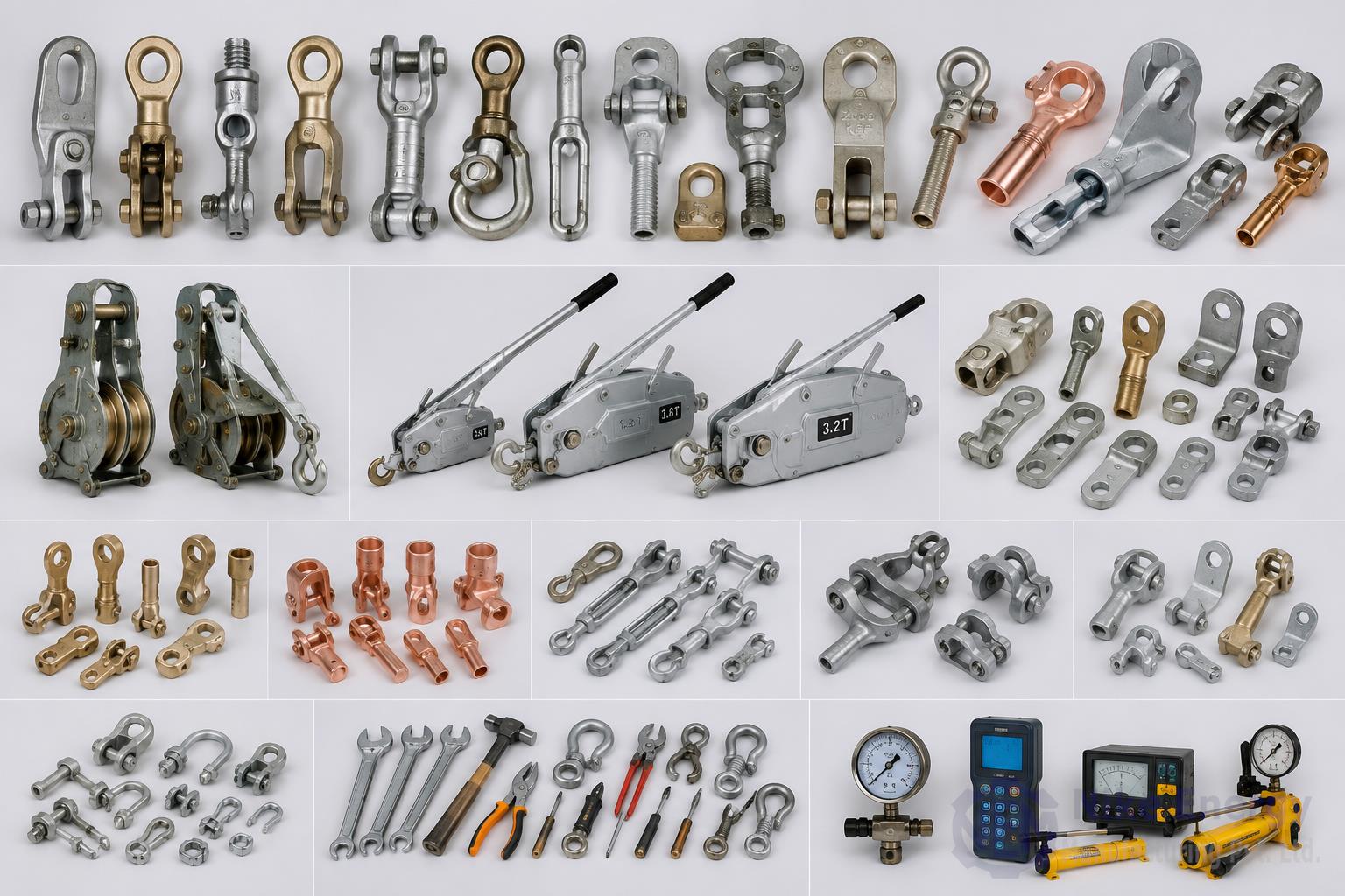 Complete tools and tackles & testing Equipment for Railway equipment.
