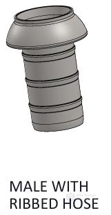 PERROT TYPE COUPLING WITH HOSE ( GALVANIZED )