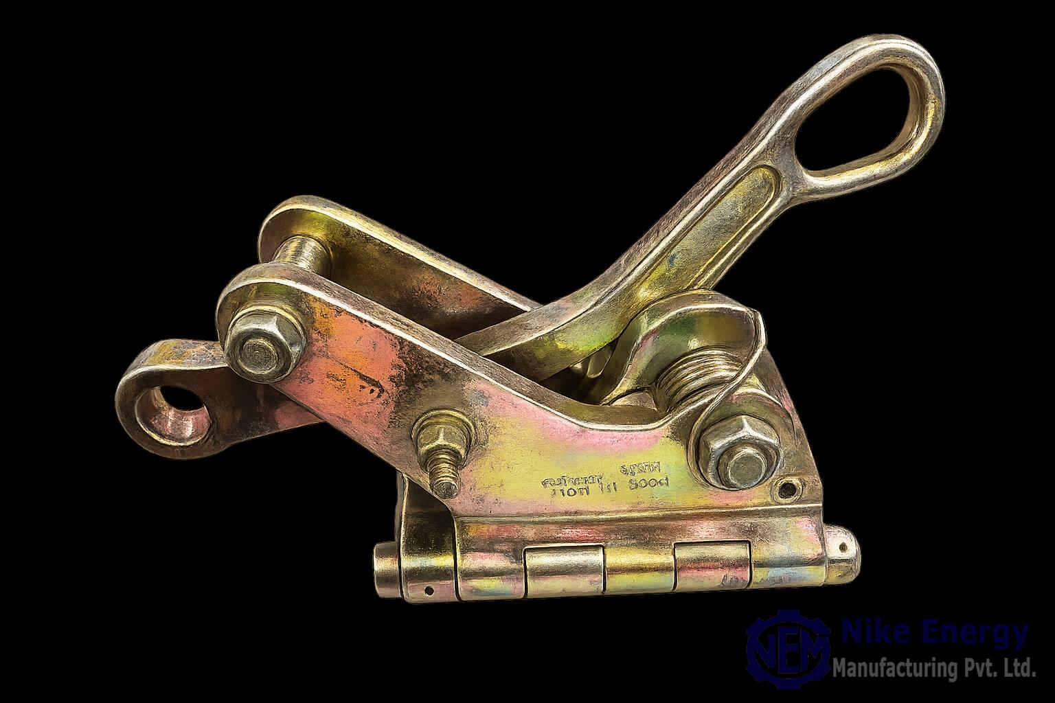 AUTOMATIC COME ALONG CLAMP FOR EARTHWIRE