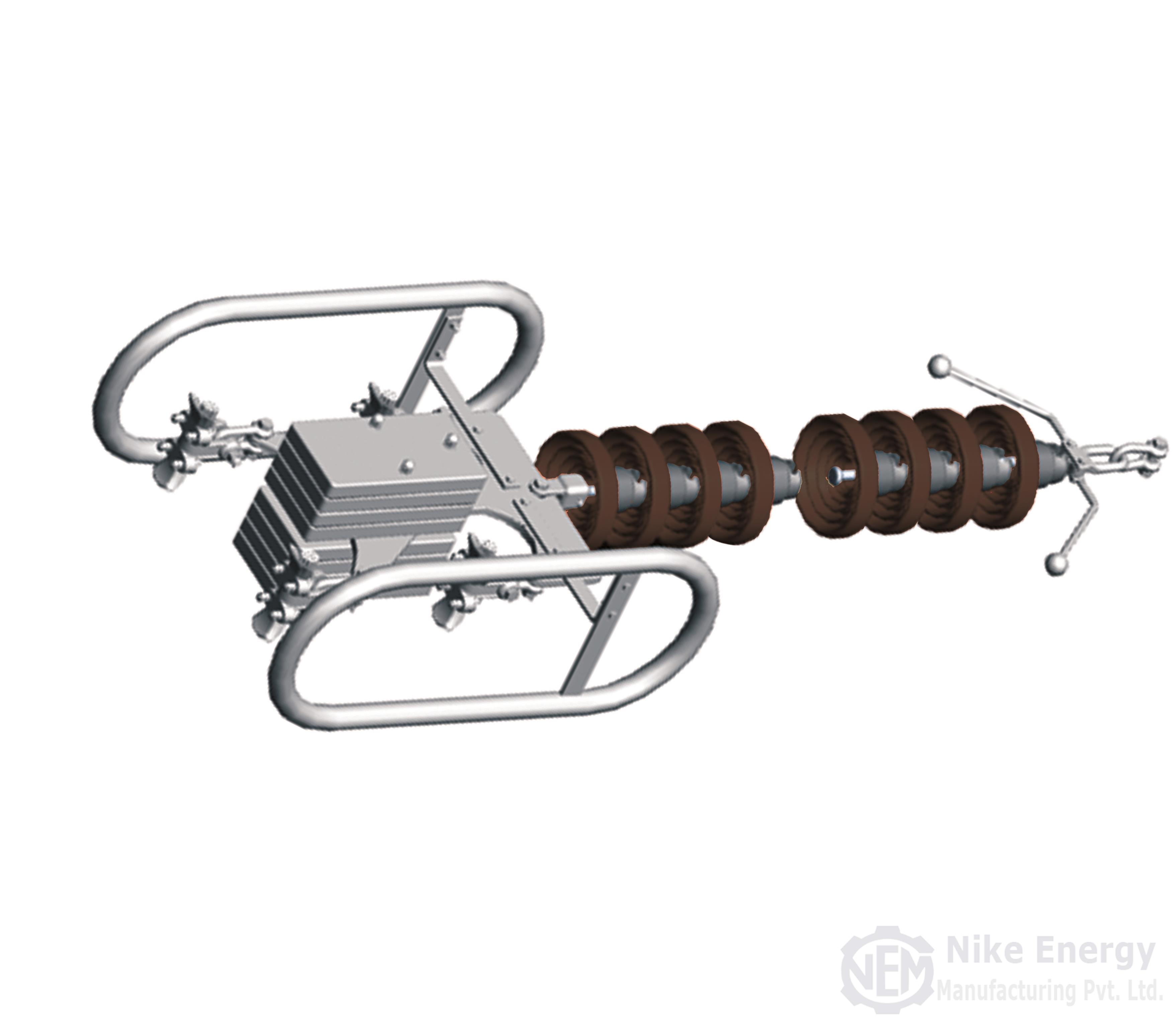 400KV SINGLE SUSPENSION PILOT STRING MOOSEQUAD CONDUCTOR
