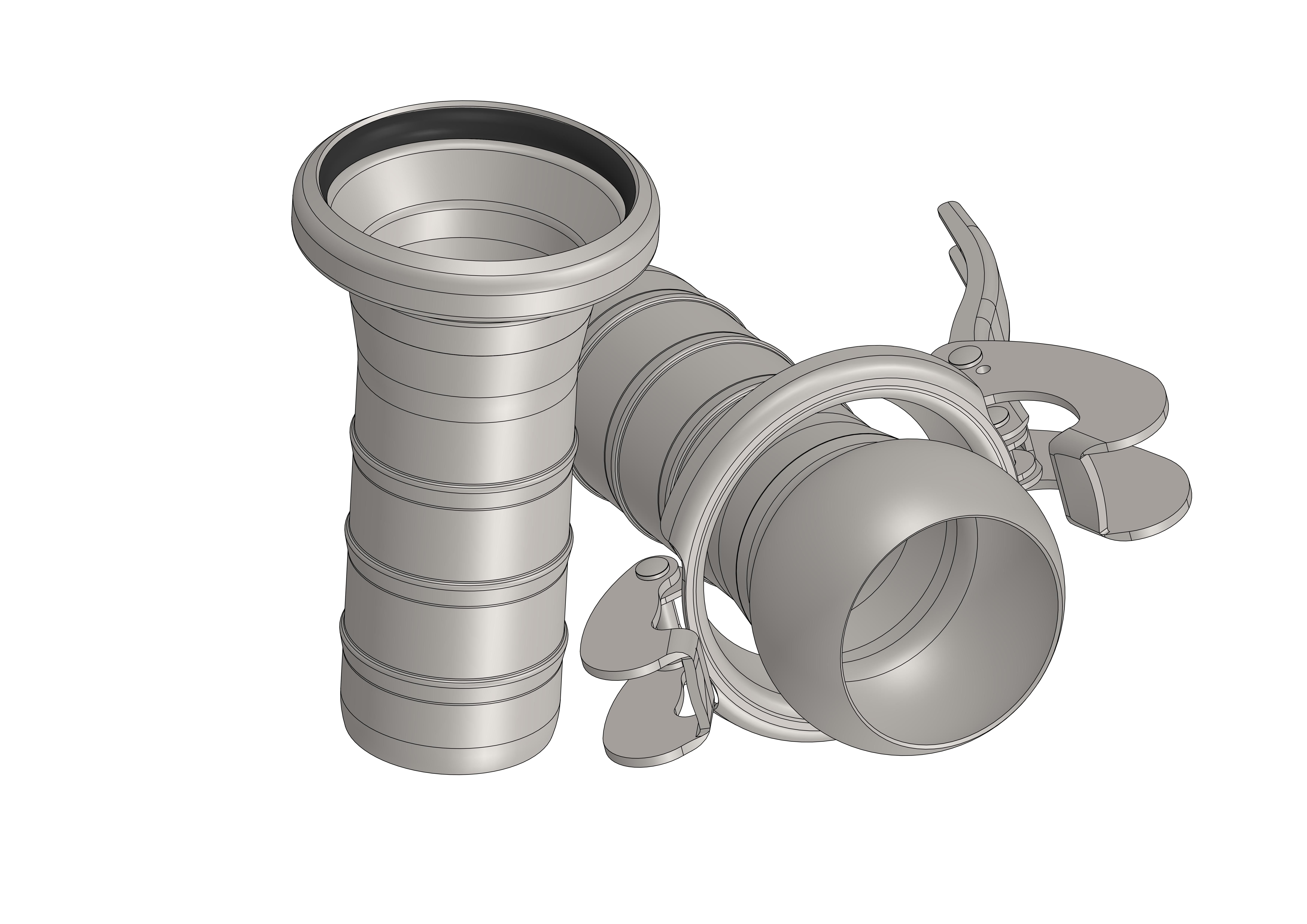 BAUER TYPE COUPLING