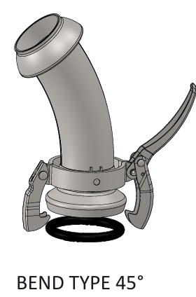 PERROT TYPE LEND WITH MALE & FEMALE ( GALVANIZED )