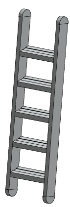 ALUMUNIUM SUPPORTING LADDER