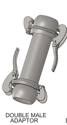 BAUER TYPE ADAPTOR ( GALVANIZED )