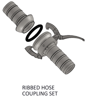 PERROT TYPE COUPLING COMPLETE SET ( GALVANIZED )